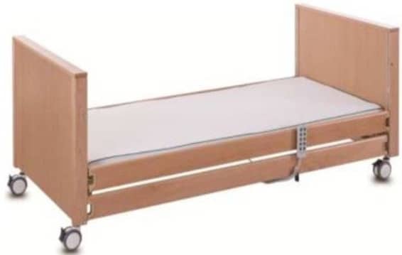 5 Function Electric Care Bed - Wooden Siderails